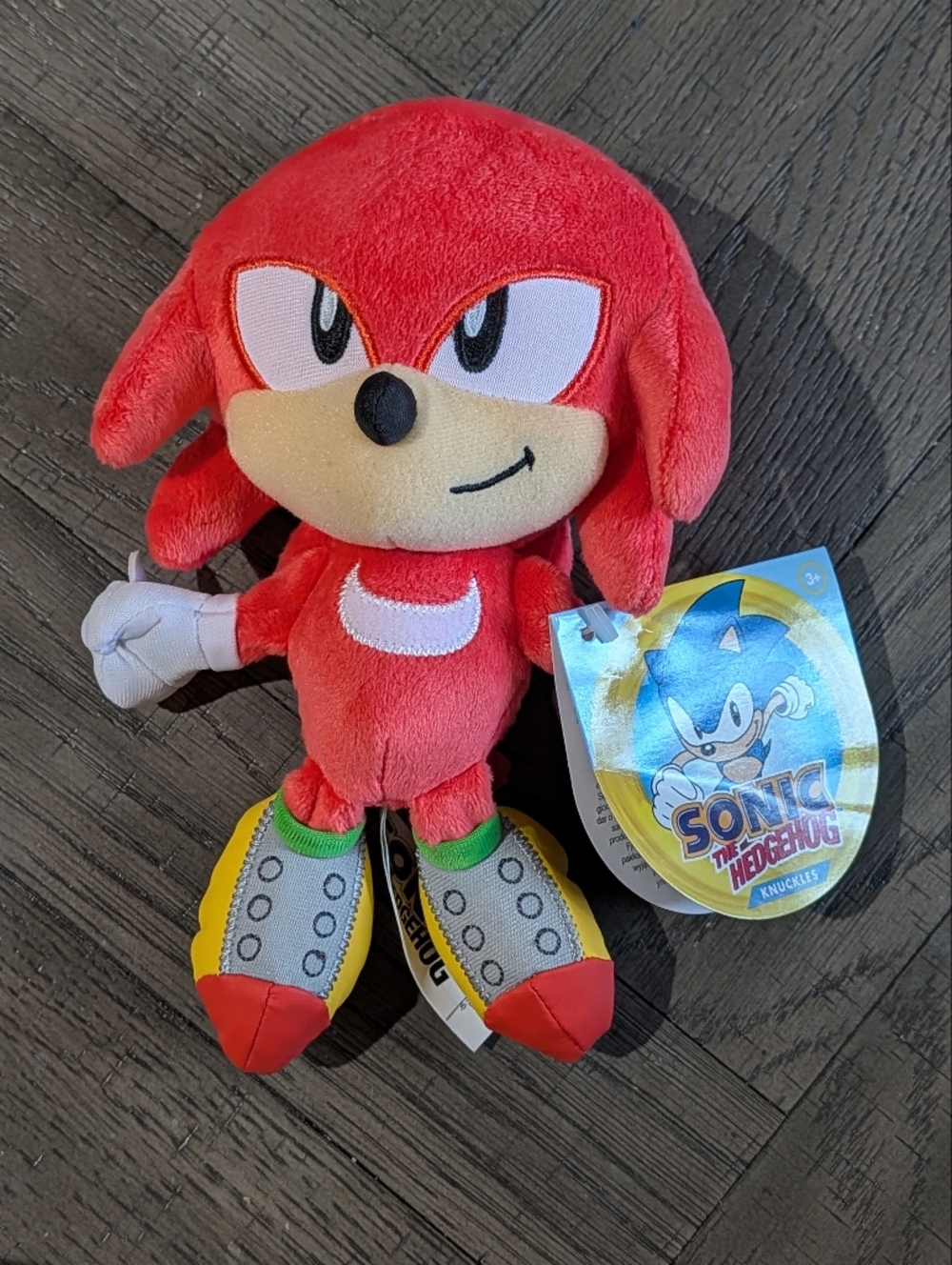Brand New 8" Inch 2019 Sonic the Hedgehog Knuckles Plush Stuffed Animal Toy